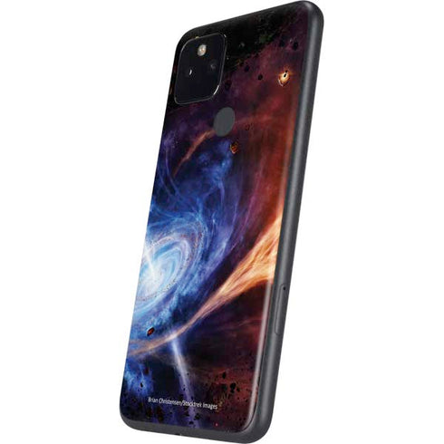 StockTrek Binary System Orbiting near a Black Hole Google Pixel 4a 5G Skin